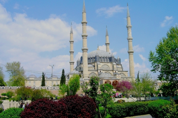 Selimiye Mosque in Edirne - Turkey (summer)